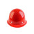 铁头功  安全帽 新国标V型 ABS 加厚防砸 工业头盔电力工程工地建筑施工抗冲击  免费印字 玻钢型透气款 红色