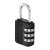 安先达密码锁 行李箱密码锁 锌合金健身房柜子锁 安全防盗锁 便携式安全锁 红色