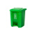 脚踩分类垃圾桶带内桶客厅创意大号厨房厨余果皮箱 红色有害垃圾 20L不带内桶