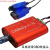 can卡 CANalyst-II分析仪 USB转CAN USBCAN-2  分析仪版红色 版带OBD转接头