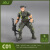 JEU3.75寸兵人模型军人警察太空员10cm关节可动人偶儿童军事玩具 C01