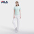 斐乐（FILA）女子短袖T恤2023夏季时尚休闲简约圆领短袖上衣 标准白-WT 155_76A_XS
