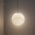 月球灯北欧灯具商用店铺卧室圆球网红餐厅星球灯浪漫吧台月亮吊灯 直径100CM