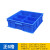 京顿JINGDUN 塑料周转箱五金工具零件盒分格箱元件分类箱收纳盒 正6格395*395*125mm