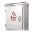 徽一 控制柜箱 金属外壳 电表箱 电控箱户外室外防雨控制箱 防水动力柜电表箱