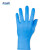 安思尔Ansell 10-134一次性丁睛手套舒适耐用高弹性室内实验室防水液体隔离精细操作 （100只/盒） 蓝色 M