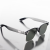 定制电焊专用防光防电弧玻璃镜片防打眼飞溅防护眼镜焊护眼护目镜 G15浅绿色镜片（浅色） 套装【眼镜盒+眼镜布】