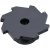 SMP三面刃铣刀盘套式数控三面刃可转位铣T型槽刀盘MPHT06 08 12 黑色