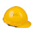 德威狮安全帽工地国标加厚透气领导建筑工程头盔男定制 黄色Y99S透气ABS
