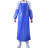 宁斯福WJ-78劳保围裙PVC防水围裙防油耐酸碱围裙清洁工作蓝色PVC