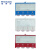 稳斯坦 WST054 磁性标签卡 标识牌 货架仓库管理卡 带齿轮物料卡 仓位计数卡 (红四轮特强磁6.5*10)
