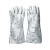 美康（meikang） 隔热手套 铝箔耐1000度高温 防烫隔热手套 长60cm MKP-0501 银白 