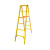 盛富永 绝缘人字梯 玻璃钢纤维单面伸缩梯子绝缘梯 电工梯 折叠梯 工程安全梯 2米ZB1856