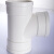 蓉贝特塑料三通接头水管PVC接口自来管道水管件配件-PVC-16/40/40mm 三通 50个装