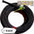 定制黑色阻燃PET编织网管尼龙伸缩套管加密蛇皮管电线保护管 一米 黑色2mm一米 500米整盘
