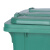 白云清洁（baiyun cleaning） AF07321 新国标分类垃圾桶大号户外环卫商用带盖带轮室外物业垃圾箱加强款 绿色120L-厨余垃圾