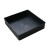 塑料方盘长方形方盘加厚元件盒物料盒零件盒具周转箱黑色胶盘 3号方盘560*375*80mm