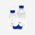 相液流动相瓶透明丝口瓶液相色谱溶剂瓶螺口储液瓶化学试剂瓶 500ml【3孔】