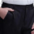 比鹤迖 BHD-2904 厨师工作裤职业裤 黑色西裤[无松紧]2XL 1条