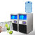 鸣固 ZL2873制冰机商用全自动冰块机奶茶店方冰小型不锈钢机身制冰机 32冰格