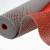 防滑垫PVC塑料地毯隔水镂空门垫化妆室厕所厨房s型网眼浴室垫 红色S网35毫米薄款 定制