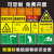 冰禹 危险废物标识牌 45*45CM铝板 危废贮存分区牌贮存利用处置设施警示牌 BYyn-497