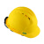 米囹安全帽工地国标加厚施工建筑工程透气ABS玻璃钢头帽定制logo印字 518白（玻璃钢）特价