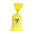 垒固 特厚黄色生物医疗废物垃圾袋实验室灭菌袋包装袋安全垃圾处理袋 31*66cm,黄色，50个 