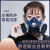 重松防尘防毒面具可水洗化工硅胶电焊防烟油漆甲醛TW02S双罐 面具主体 M