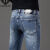 乔治 阿玛尼阿玛尼男士新款牛仔裤男士秋冬季新款修身韩版小直筒弹力休闲长裤 蓝色 28