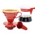 【保税】HARIO好璃奥日本手冲咖啡套装咖啡壶滴滤式滤杯咖啡器具送礼物家用VCSD-02R V60