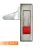 定制适用磨沙MS603电控箱锁红珠不带钥匙直片左右弯片厂家直销MS240电柜锁 红色带锁左开