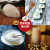 水妈妈 白西米 泰国进口奶茶店西米露甜品材料小西米 白西米500g+椰浆2