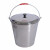 卫洋 不锈钢水桶 环卫物业酒店宾馆储物桶垃圾桶清洁桶 5L无盖 不锈钢水桶