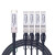 40G QSFP+ DAC高速线缆 堆叠线 直连铜缆 1分4 QSFP to 4*SFP+ 兼容思科 2米(兼容华为)