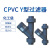 cpvc器塑料透明过滤器 UPVC管道过滤器工业级高过滤Y型过滤器 DN25