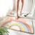 卫生间地垫浴室吸水防滑垫卧室入户门口进门地毯洗手间可爱 彩虹之上 50x80cm