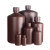 塑料瓶2L5L小口试剂瓶广口黑色10L棕色避光HDPE白色样品进口 白大口3L 含内塞