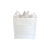 适用袋吨袋1吨太空袋集装袋2吨加厚白色预压污泥吨包固废开口 上扎口布/下平底 90*90*100cm  1·3吨
