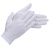 雪尔手套氨纶白色涤纶手套腈纶工作作业礼仪尼龙劳防劳保防护手套 颜色随机(5双)