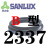 船用SANLUX三力士三角带传动带B2000到2400 B2100 B007 皮带 黑色B-2337三力士