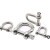 海斯迪克 HKSY-7 304不锈钢欧式弓型卸扣 弓形环钢丝绳锁链条连扣 M14【承重1120公斤】