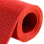 防滑垫PVC塑料红地毯隔水镂空门垫地板垫厕所厨房网眼s型浴室地垫 绿色 0.9米宽4.5MM厚 15米