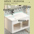 慕奢（mvuuy）迷你浴室柜太空铝超窄30小户型洗手盆50小尺寸卫生间洗脸盆柜组合 需要搭配方镜先联系