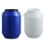 浦丰 圆形化工桶法兰桶酵素桶塑料桶沤肥耐摔水桶带盖胶桶30L白色常规款PFY50