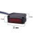 原装方形光电开关红外漫反射传感器E3Z-D61/D81直流三线NPN感应器 黑色