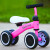 贝易学儿童平衡车无脚踏1-3岁宝宝2学步自行车子小孩玩具溜溜扭扭滑行车 红色十礼品1至2岁