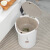 茶花茶渣桶塑料茶水桶排水桶带盖接管按键式清洁垃圾桶废水桶 8.8L 1521