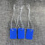 PVC塑料防水空白弹力绳吊牌价格标签吊卡标价签标签100套 PVC兰色弹力绳2X3吊牌=100套