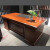 仕必得（SHIBIDE）办公桌班台老板桌实木木皮桌2000*1000*760